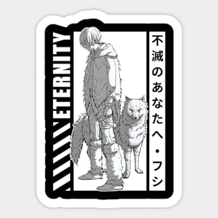 To Your Eternity Anime Sticker for Sale by sundriedstars