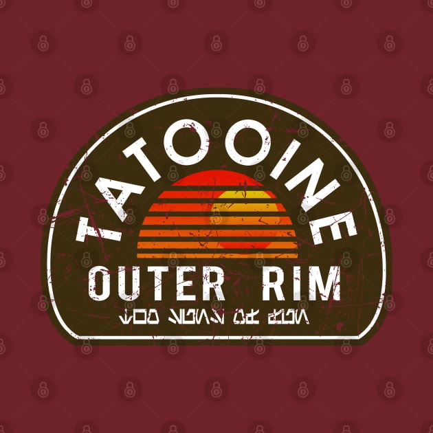 Tatooine Travel Sticker 2 by PopCultureShirts