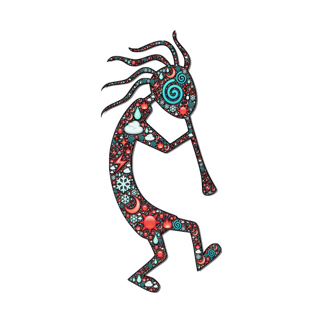 Kokopelli The Trickster, Native American Symbol Native American T