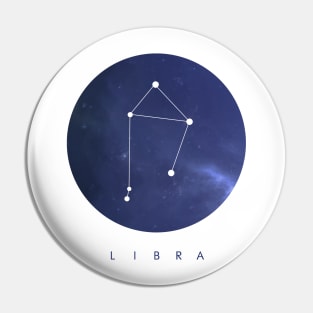 Libra Constellation Pin