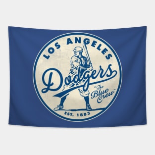 Old Style Los Angeles Dodgers SMALL by Buck Tee Tapestry