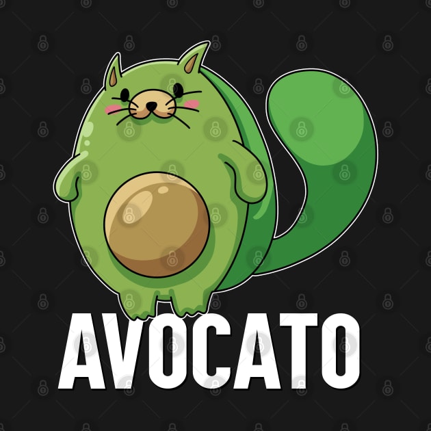 Funny Avocato Vegan Cat Avocado Tee Avogato Fresh Avocado by Proficient Tees
