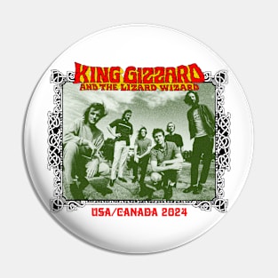 King Gizzard and the Lizard Wizard Tour Pin