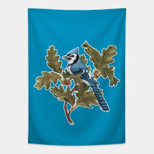 Blue Jay Tapestry