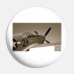 Tuskegee Airmen P51 Mustang Fighter Plane Pin