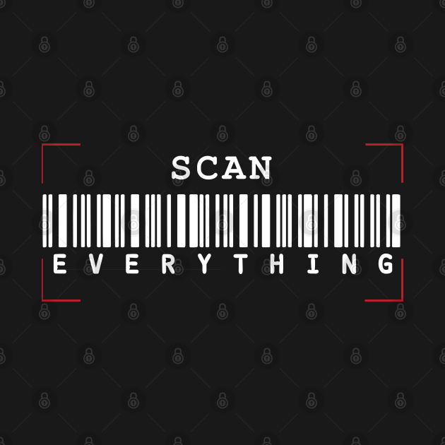 Disover Scan Everything - Gift Scan Everything Barcode - Barcode - T-Shirt