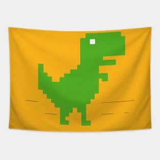 Pixel Dino Tapestry
