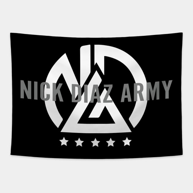 Nick Diaz Army Tapestry by cagerepubliq