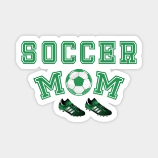 Soccer Mom Green Magnet