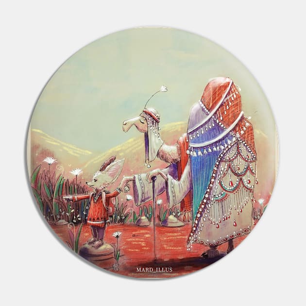 Friends of the desert Pin by Mard_Illus