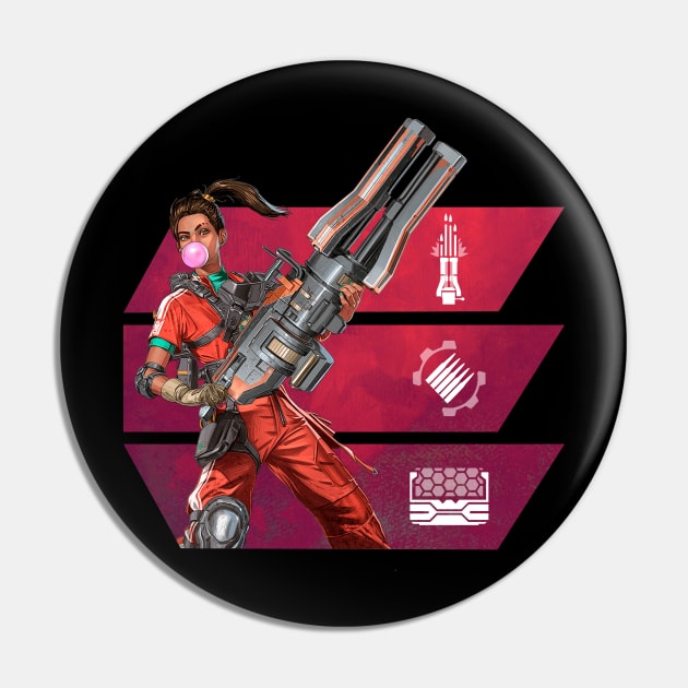 Rampart Apex Legends Pin by Paul Draw