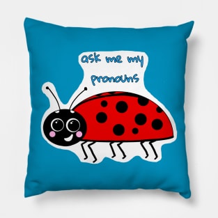 They/them bug Pillow