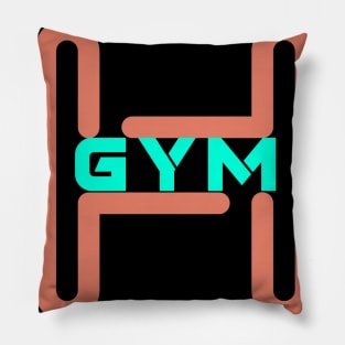 Funny gym bodybuilding power fitness design Pillow