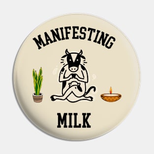 Cow Meditation Pin