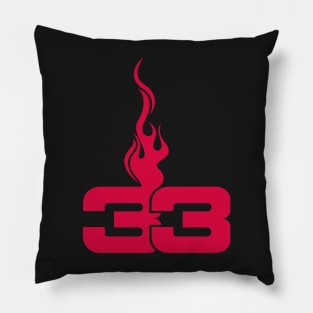 Flame 33 Max Verstappen Formula One Pillow