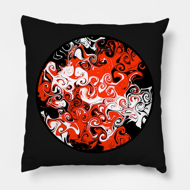 Flyers Swirl Tester Pillow by cartershart