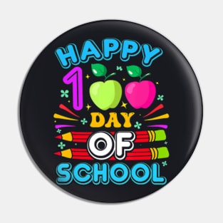 Happy 100Th Day Of School 100 Days Of School Teacher Student Pin