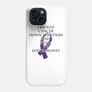 Cancer Bully (Purple Ribbon) Phone Case