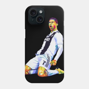 Ronaldo celebration pop art Phone Case