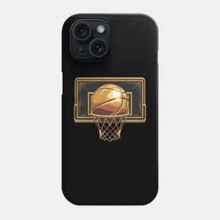 College basketball gold Phone Case