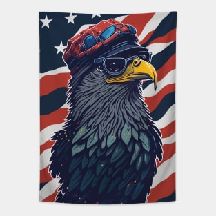 Patriotic Eagle Tapestry