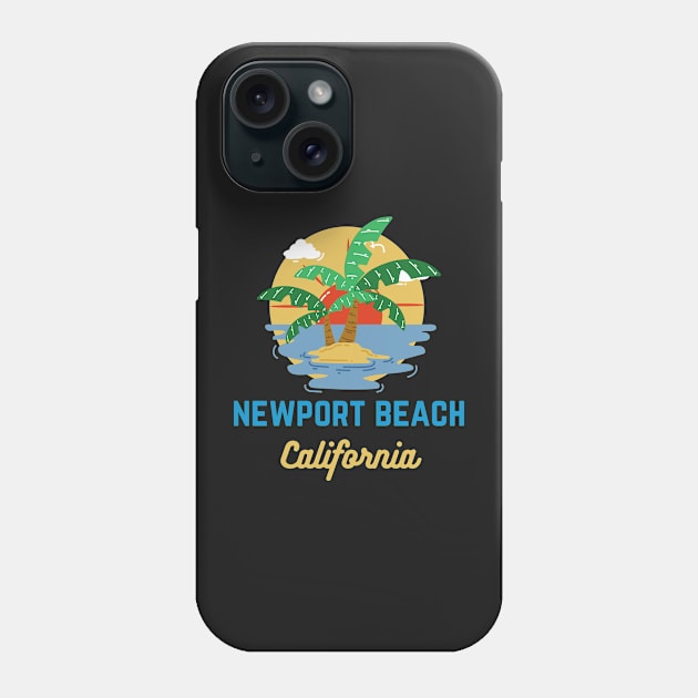 Newport Beach California Phone Case by bougieFire