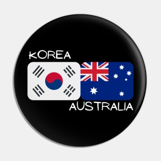 Korean Australian - Korea, Australia Pin