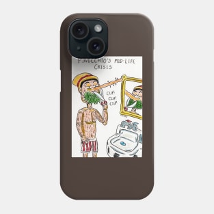 Pinocchio's Mid-Life Crisis Phone Case