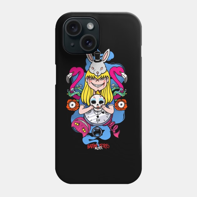 ALICE BADTIME STORIES Phone Case by Hopola