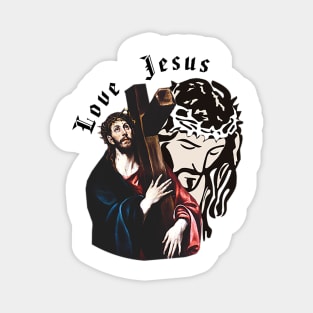 Love Jesus Magnet