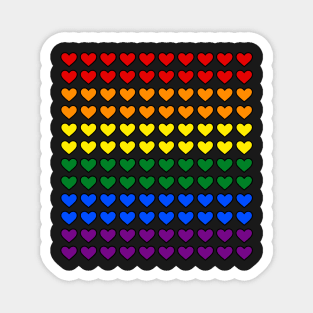 heart pattern - gay Magnet