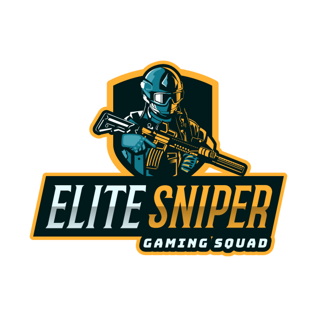 Elite Sniper Gaming Squad by Tip Top Tee's