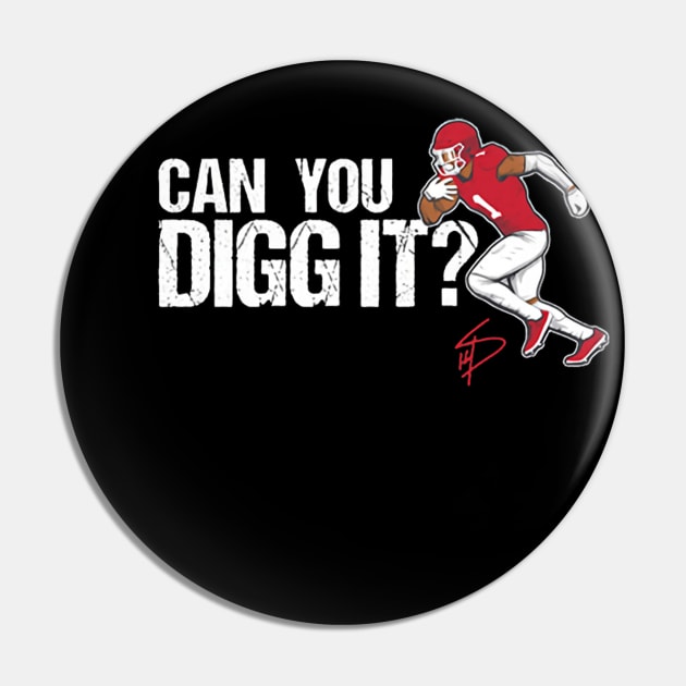 Stefon Diggs Houston Can You Digg It Pin by artbygonzalez