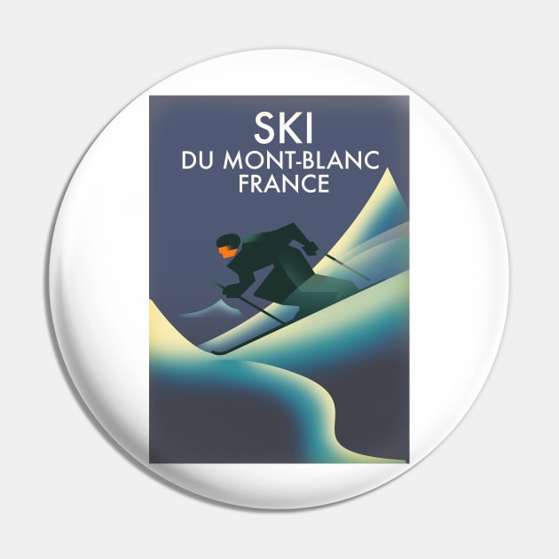 Ski Mont Blanc France Pin by nickemporium1