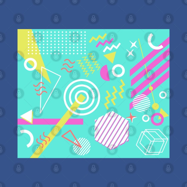 90s geometric pattern by DigitalCleo