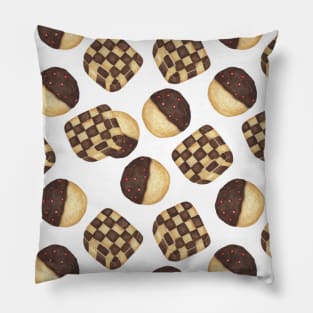 Choco Cookie Pattern Pillow