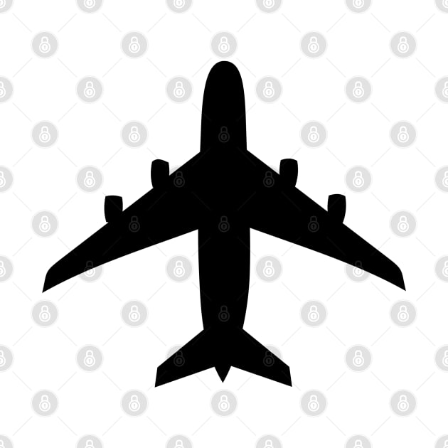 Airplane Outline by ShirtyLife