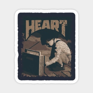 Heart Vintage Radio Magnet