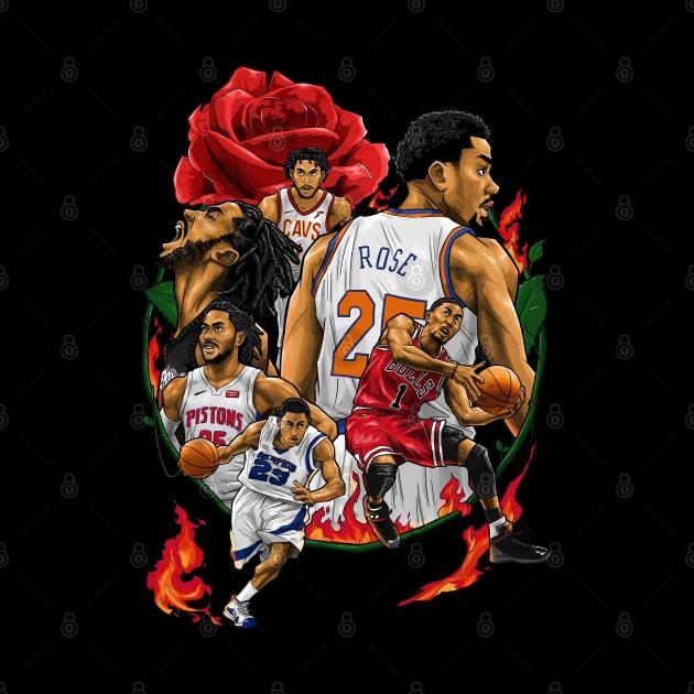 D Rose NBA Design by Ken Asahvey