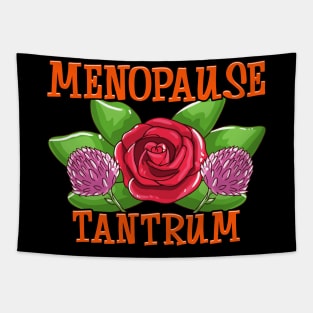 Cute Menopause Tantrum Funny Menopausal Women Tapestry