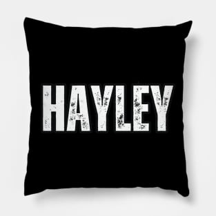 Hayley Name Gift Birthday Holiday Anniversary Pillow