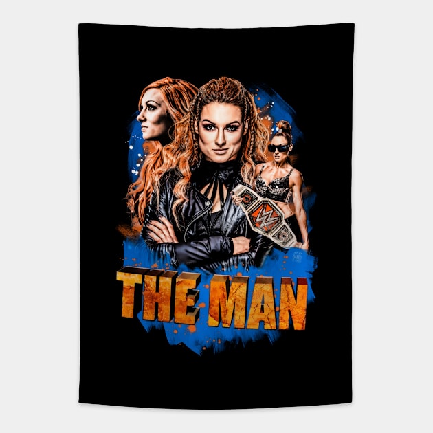 becky lynch Tapestry by lightsdsgn