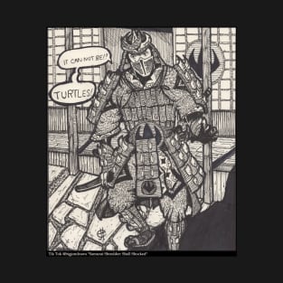 Samurai Shredder "Shell Shocked" B&W T-Shirt