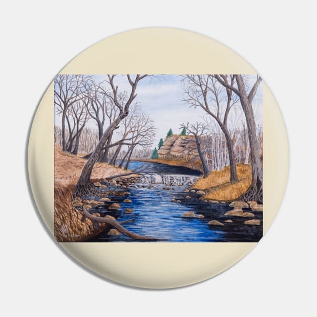 Ozark Stream Pin by Matt Starr Fine Art