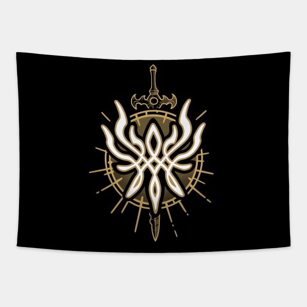 Sword of Creation - Fire Emblem Three Houses - Video Game Tapestry by BlancaVidal