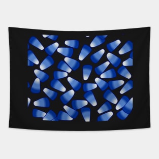 Sailor Mercury Inspired Candy Corn Tile Tapestry