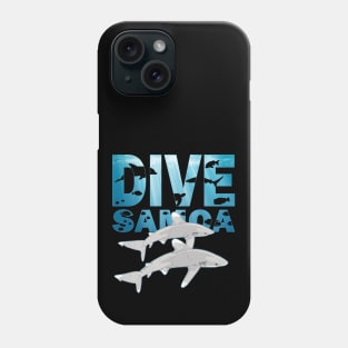 Oceanic Whitetip Shark Dive Samoa Phone Case