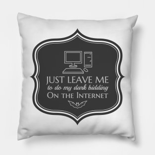 Dark Bidding on the Internet Pillow