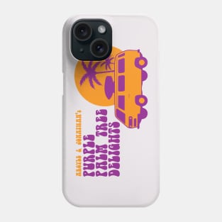 Argyle and Jonathan's Purple Palm Tree Delights Phone Case