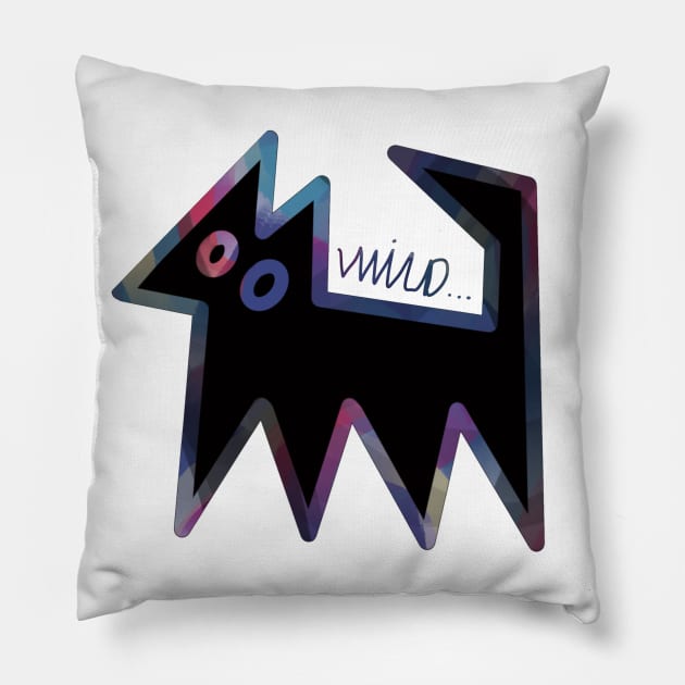 wild Pillow by Angel Rivas